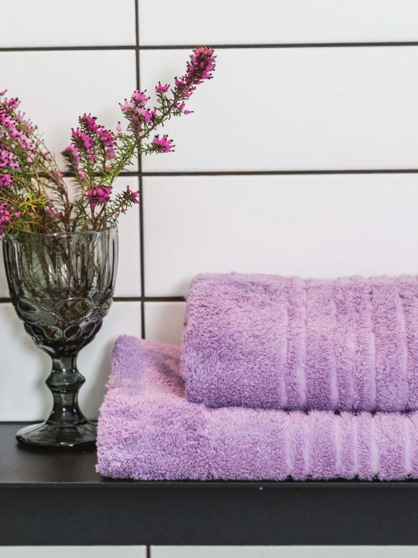 Полотенце махровое с бортом высокой плотности Lilac Ecotton модель 22623 Полотенце махровое с бортом высокой плотности Lilac Ecotton модель 22623 Фото
