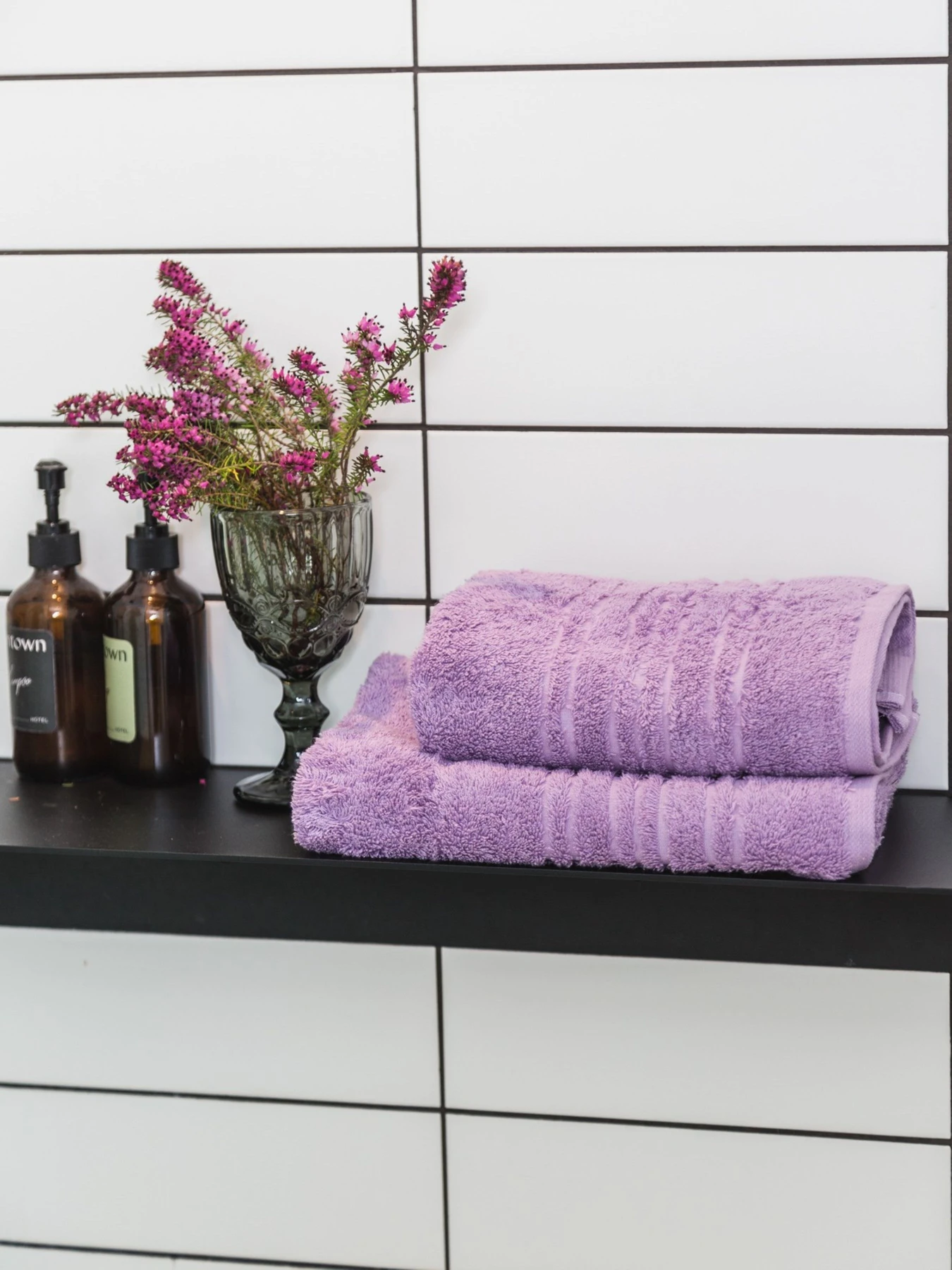 Полотенце махровое с бортом высокой плотности Lilac Ecotton модель 22623 Полотенце махровое с бортом высокой плотности Lilac Ecotton модель 22623 Фото