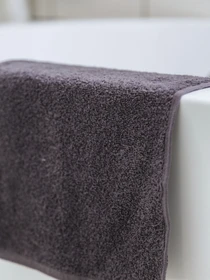 Комплект махрових серветок для рук 6 шт. Dark Grey Ecotton модель 23109 Фото