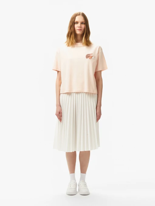 Бавовняна Жіноча Футболка Lacoste фото 3