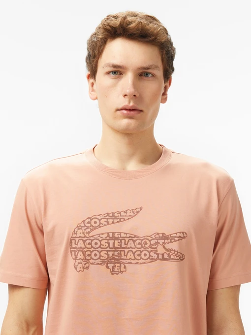 Бавовняна Чоловіча Футболка Lacoste фото 2