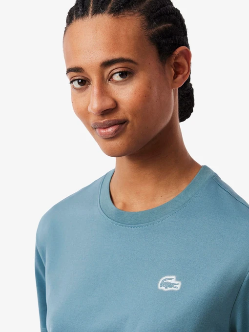 Бавовняна Жіноча Футболка Lacoste фото 2