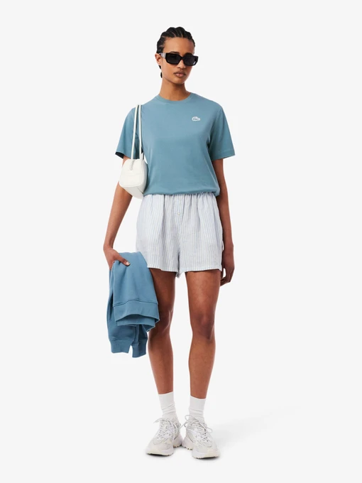 Бавовняна Жіноча Футболка Lacoste фото 3