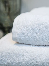 Полотенце махровое высокой плотности 500 гр./м2 белый White Ecotton модель 23120 Фото
