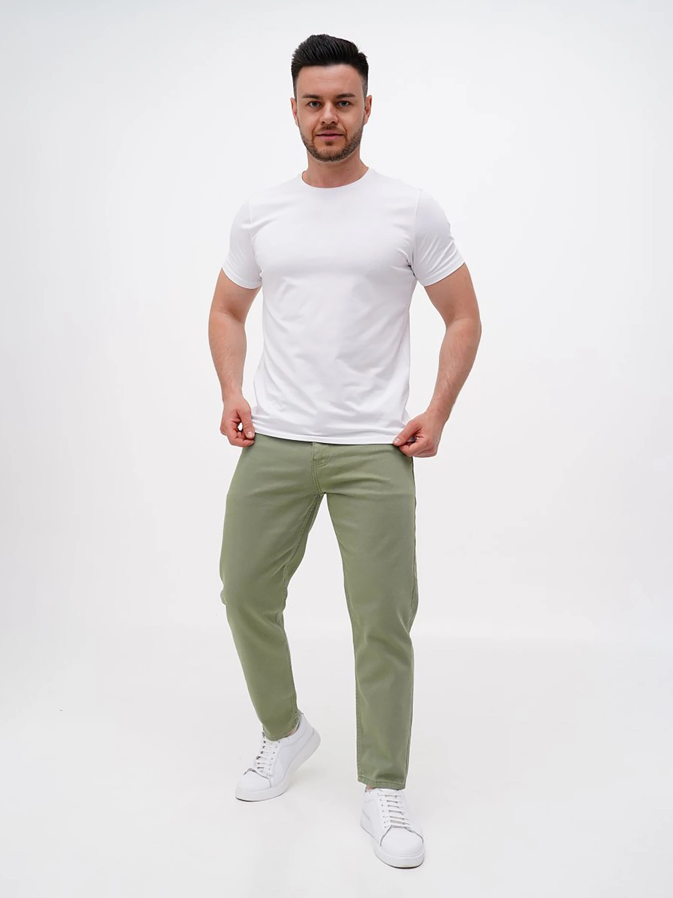 Джинси Trend Collection модель TC11449OliveDZHNS Фото