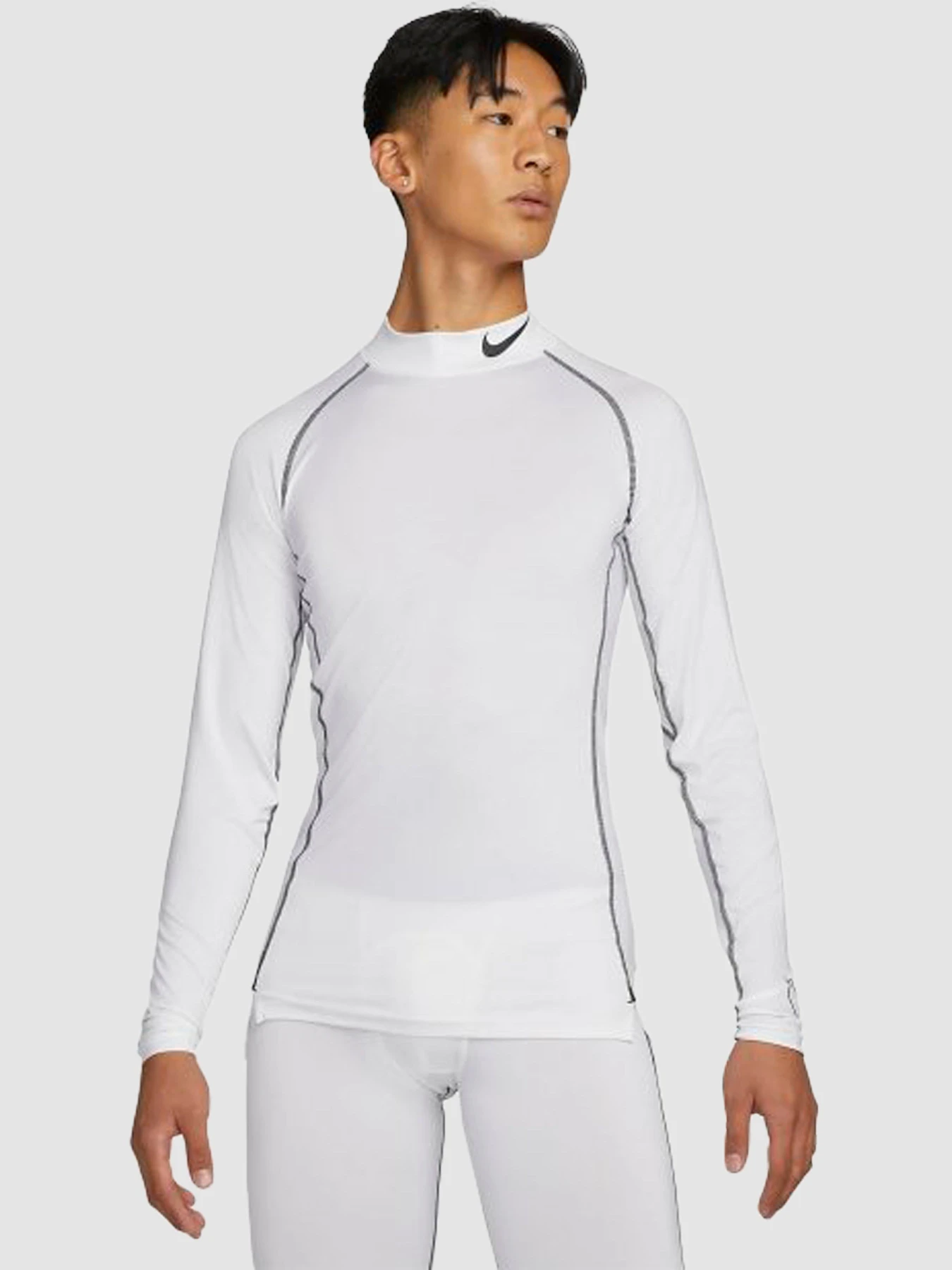 Худі та світшоти NIKE Pro Dri-Fit Mock Long-Sleeve Tight Top модель DD1986-100 Худі та світшоти NIKE Pro Dri-Fit Mock Long-Sleeve Tight Top модель DD1986-100 Фото