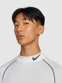 Худі та світшоти NIKE Pro Dri-Fit Mock Long-Sleeve Tight Top модель DD1986-100 Фото