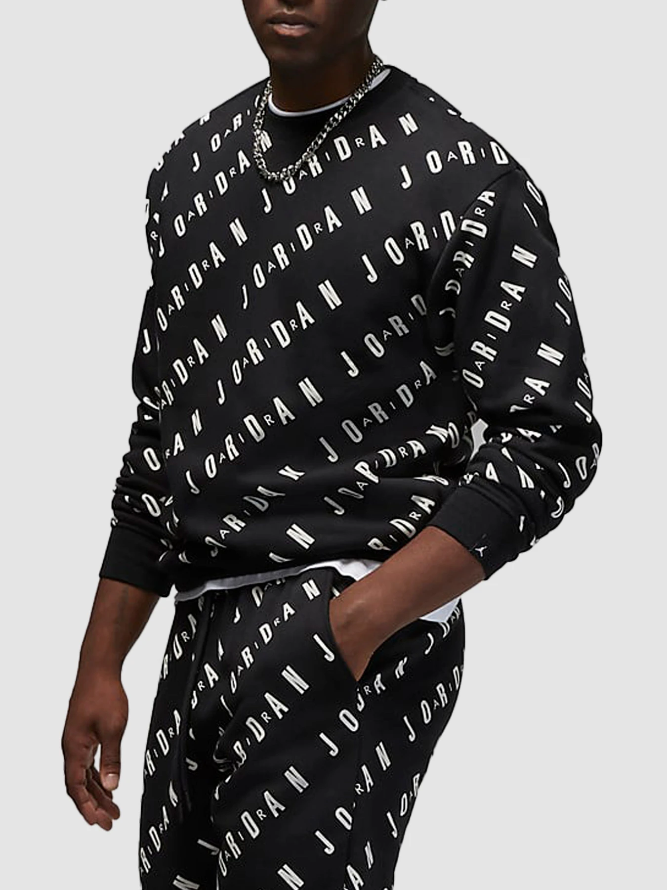 Штани Jordan Aop Graphics Fleece Pants модель DV7646-010 Фото