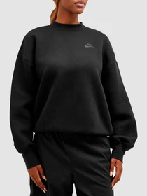 Худи и свитшоты NIKE ech Fleece Oversized Crew Sweat модель FV8041-010 Фото