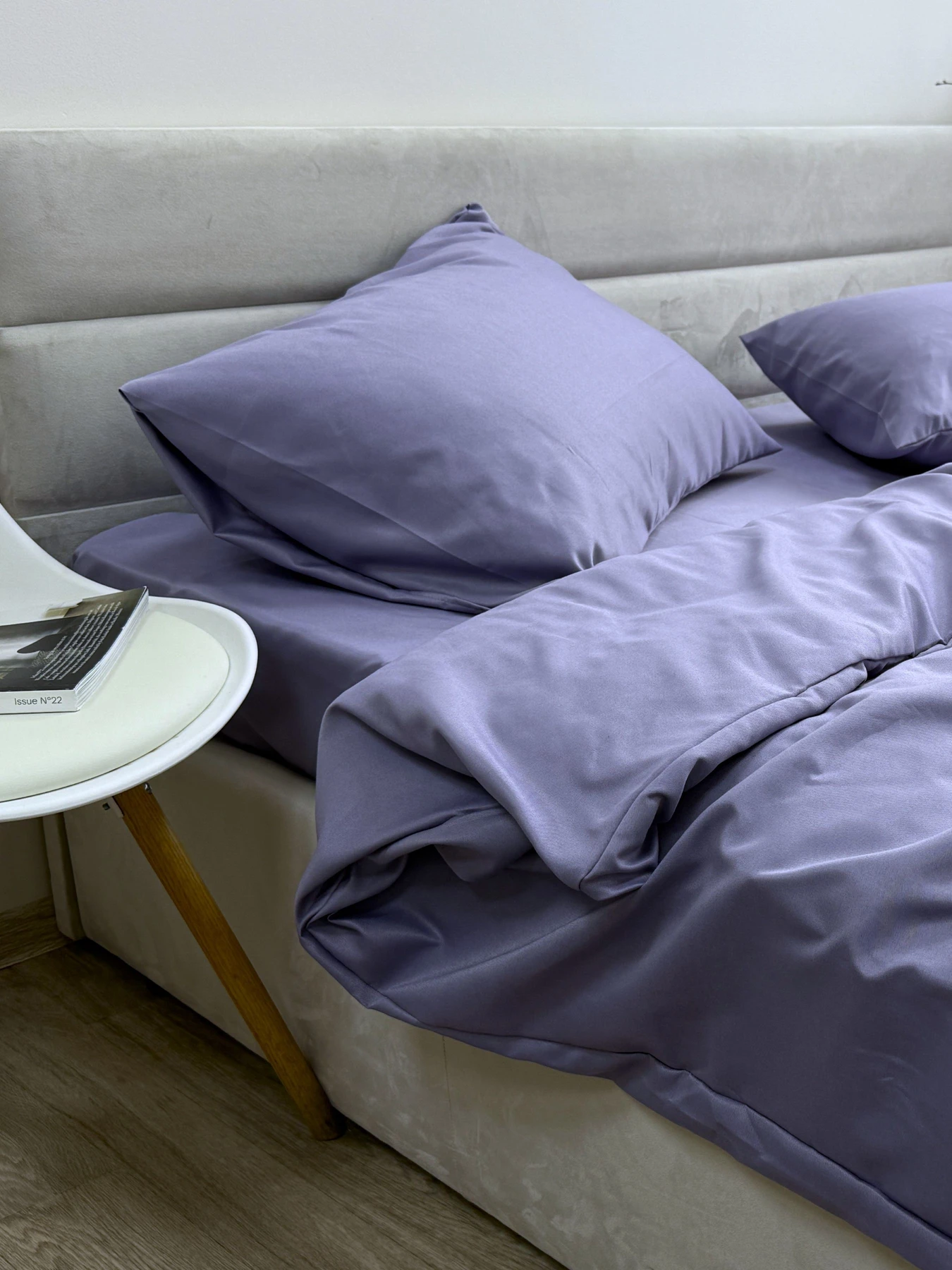 Комплект постільної білизни Nid Purple бузковий Ecotton модель 25678 Фото