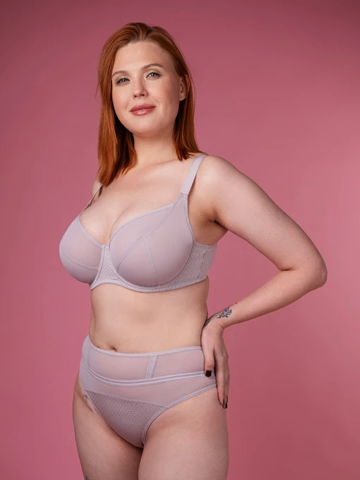 Нижня білизна Brabrabra модель SLZ24701011_grey-lilac Фото