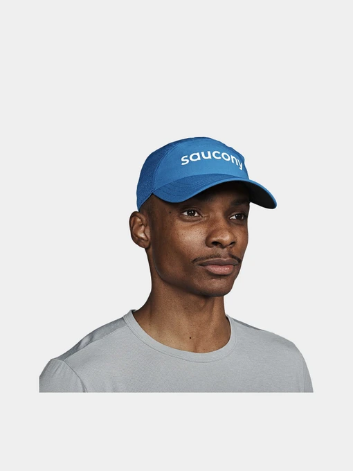 Saucony Кепка колір блакитний фото 2