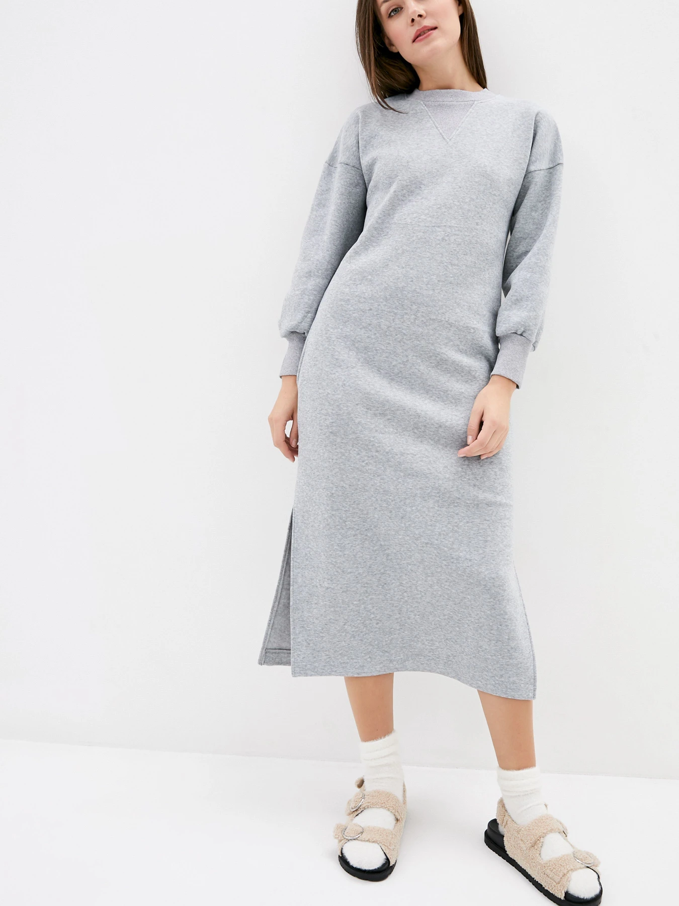 Сукні ISSA Plus модель 12946_lightgray Фото