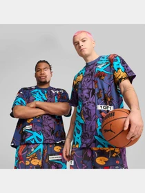 Футболки і поло PUMA Melo Phoenix Aop Tee модель 630757 Фото