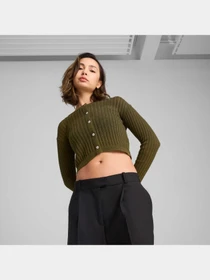 Свитры и кардиганы PUMA Yona Longsleeve Knit Top модель 629383 Фото