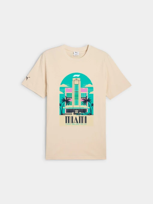 Футболки и поло PUMA F1 Miami Tee модель 630176 Фото