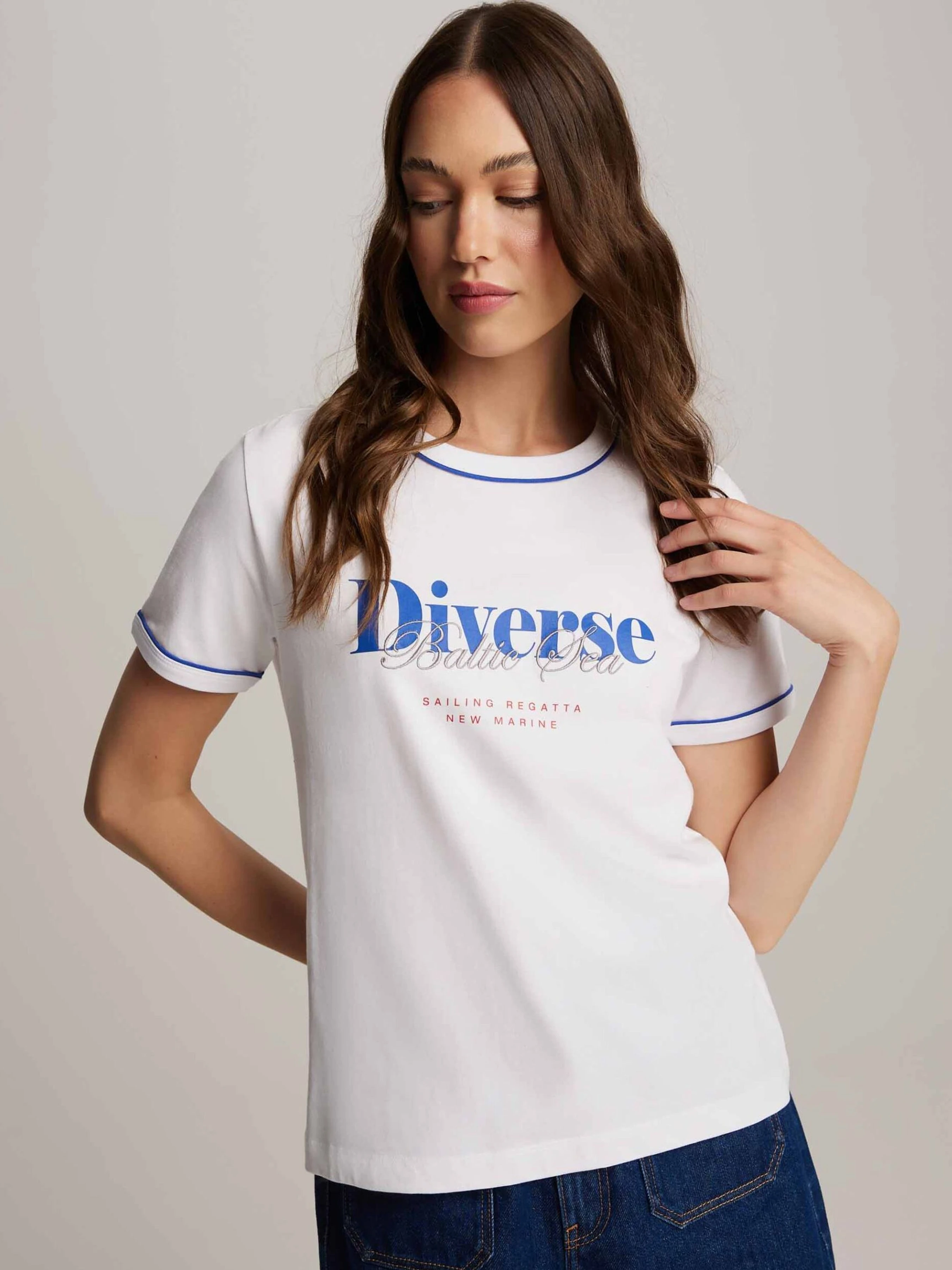 Бавовняні Жіночі Футболки і поло DIVERSE