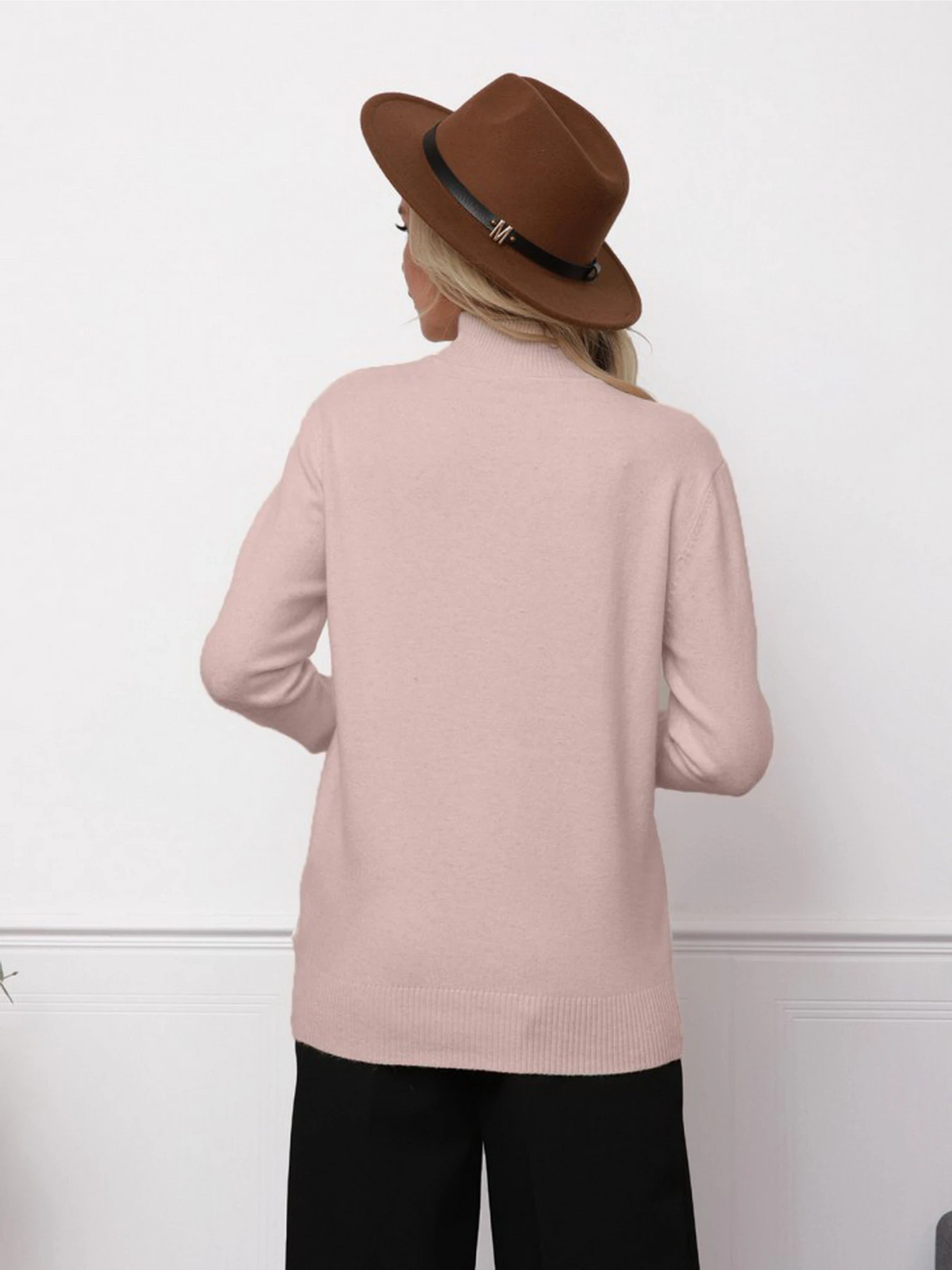 Свитры и кардиганы ISSA Plus модель WN20-46_lightpink Свитры и кардиганы ISSA Plus модель WN20-46_lightpink Фото