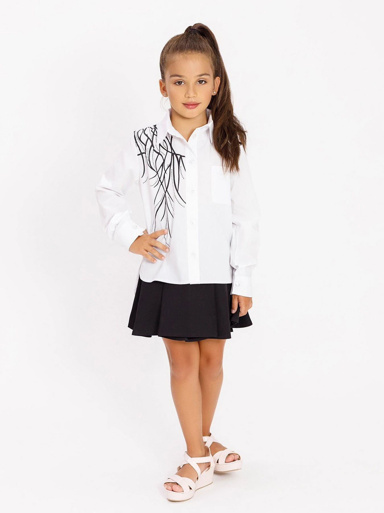 Рубашки ISSA Plus модель CD-432_white Фото