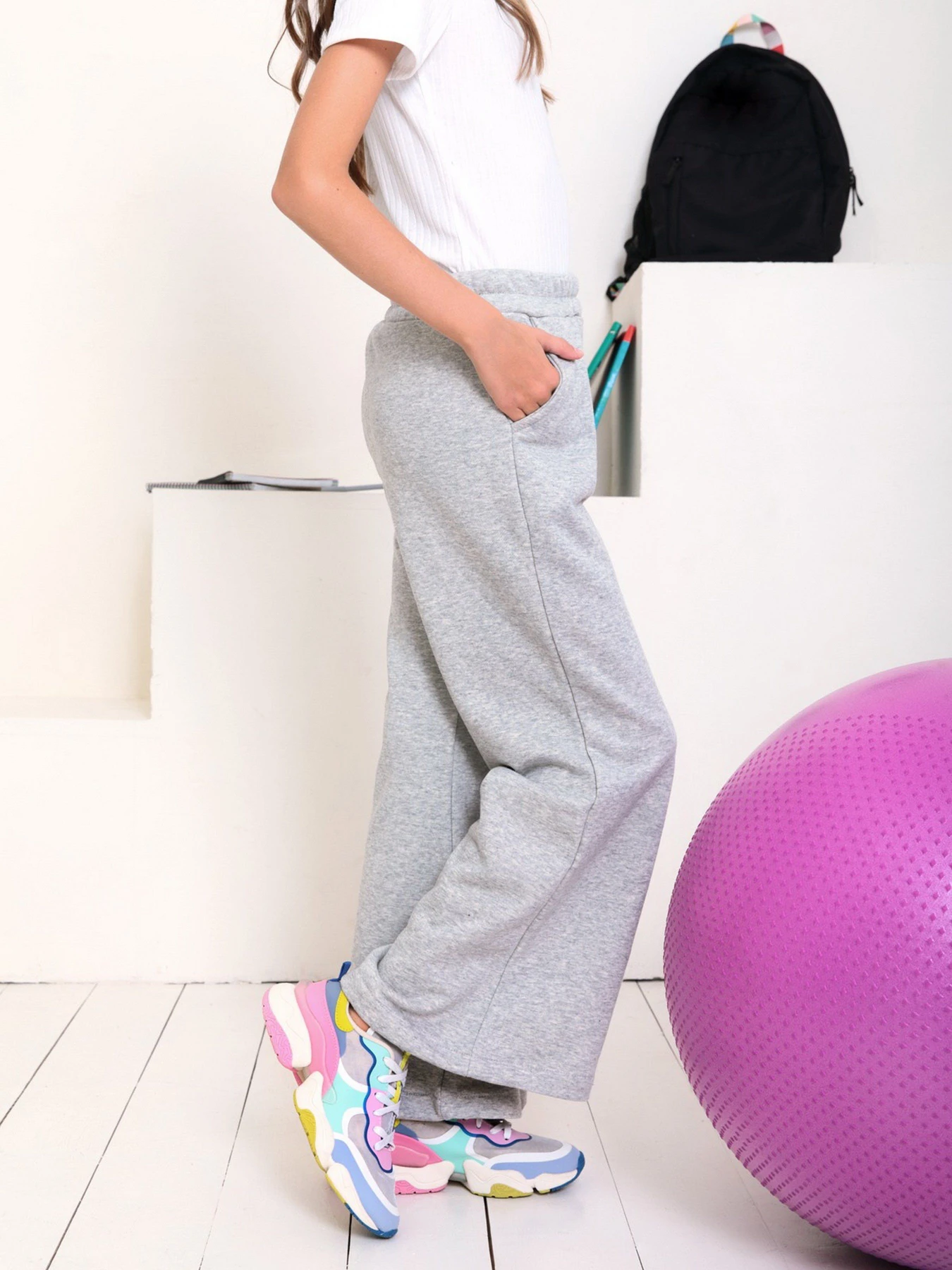 Штани ISSA Plus модель CD-439_grey Фото
