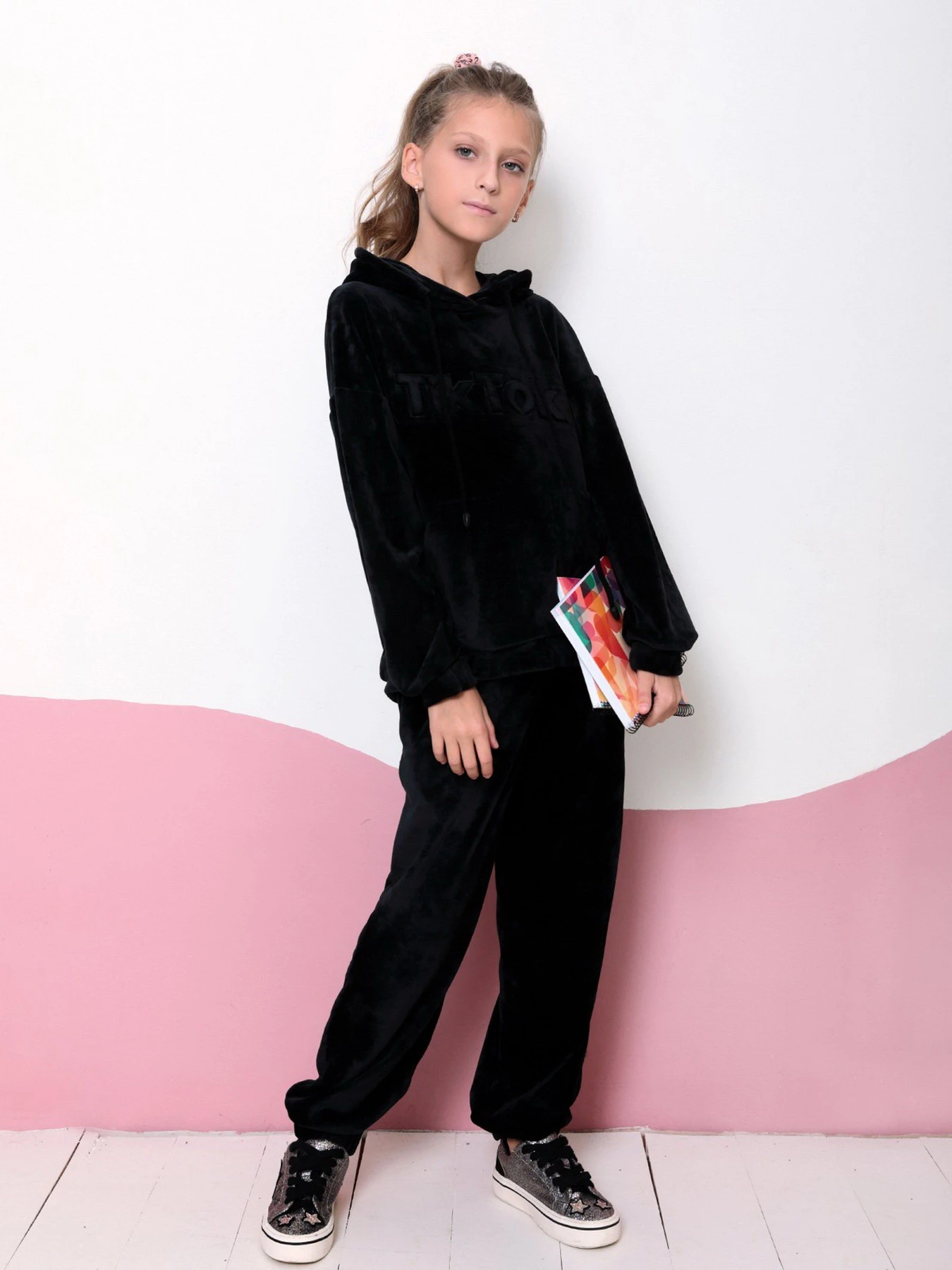 Костюми ISSA Plus модель CD-443_black Фото
