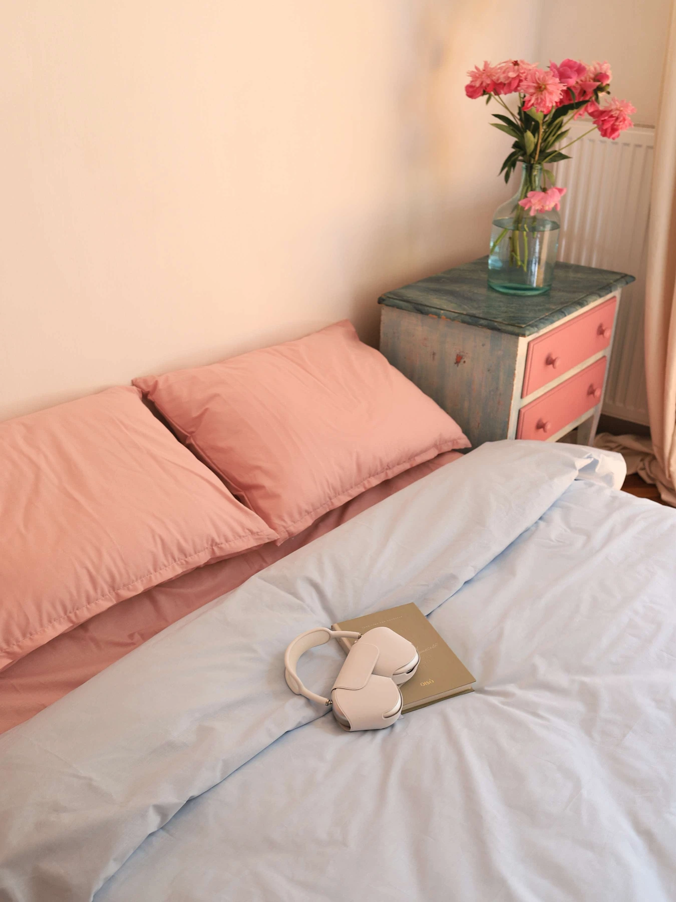 Комплект постельного белья из ткани ранфорс blue&pink цвета BedclozZzes модель 12121 Комплект постельного белья из ткани ранфорс blue&pink цвета BedclozZzes модель 12121 Фото