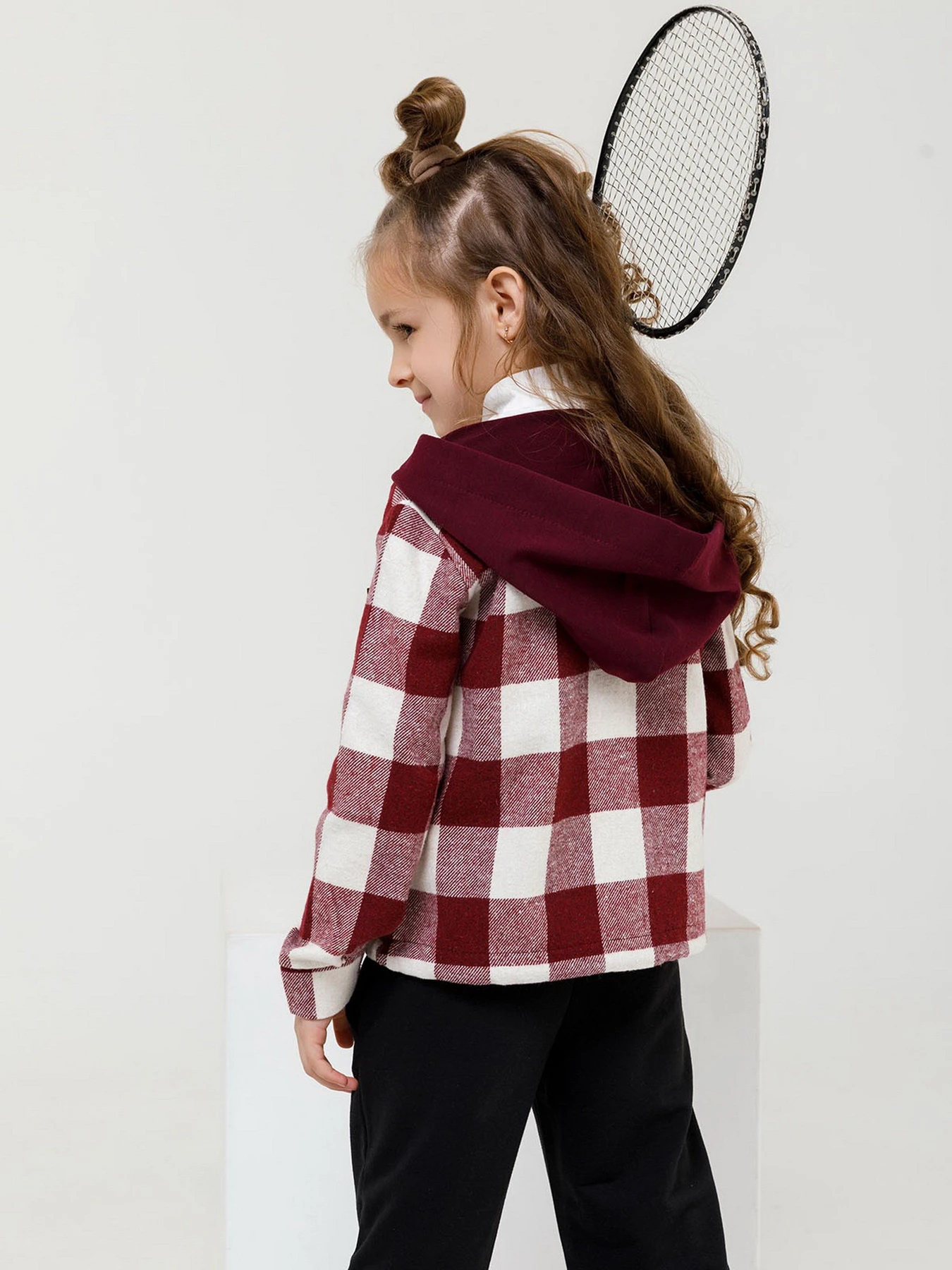 Сорочки ISSA Plus модель CD-427_burgundy Фото