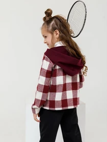 Сорочки ISSA Plus модель CD-427_burgundy Фото