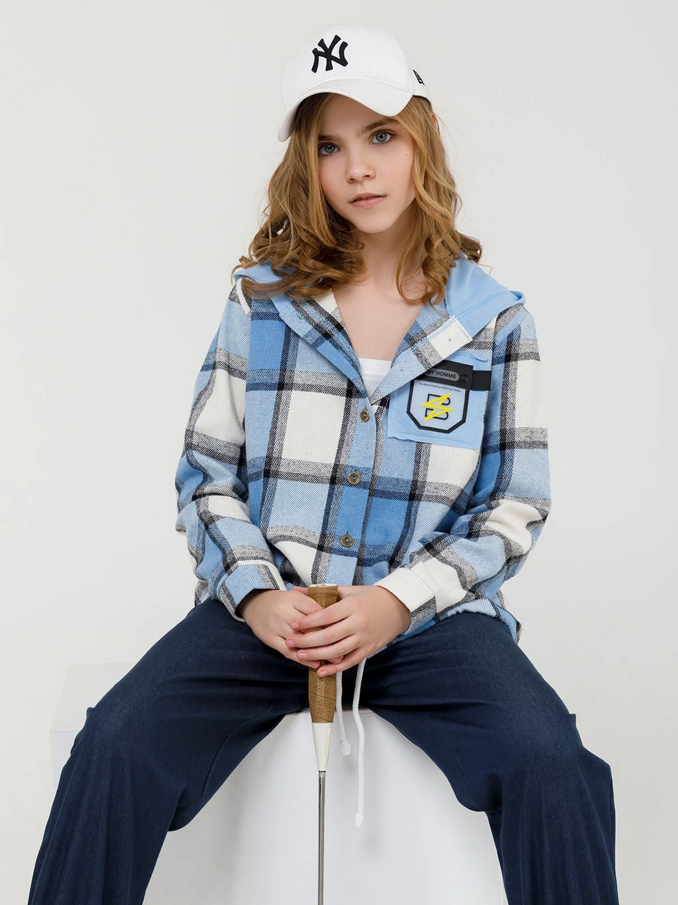 Сорочки ISSA Plus модель CD-427_blue Фото