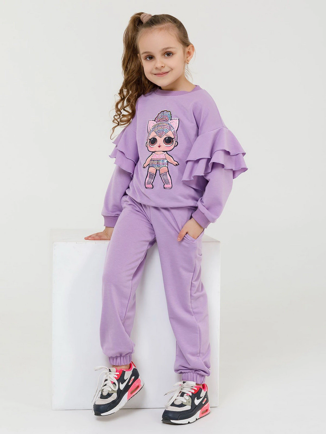 Костюми ISSA Plus модель CD-402_lilac Фото