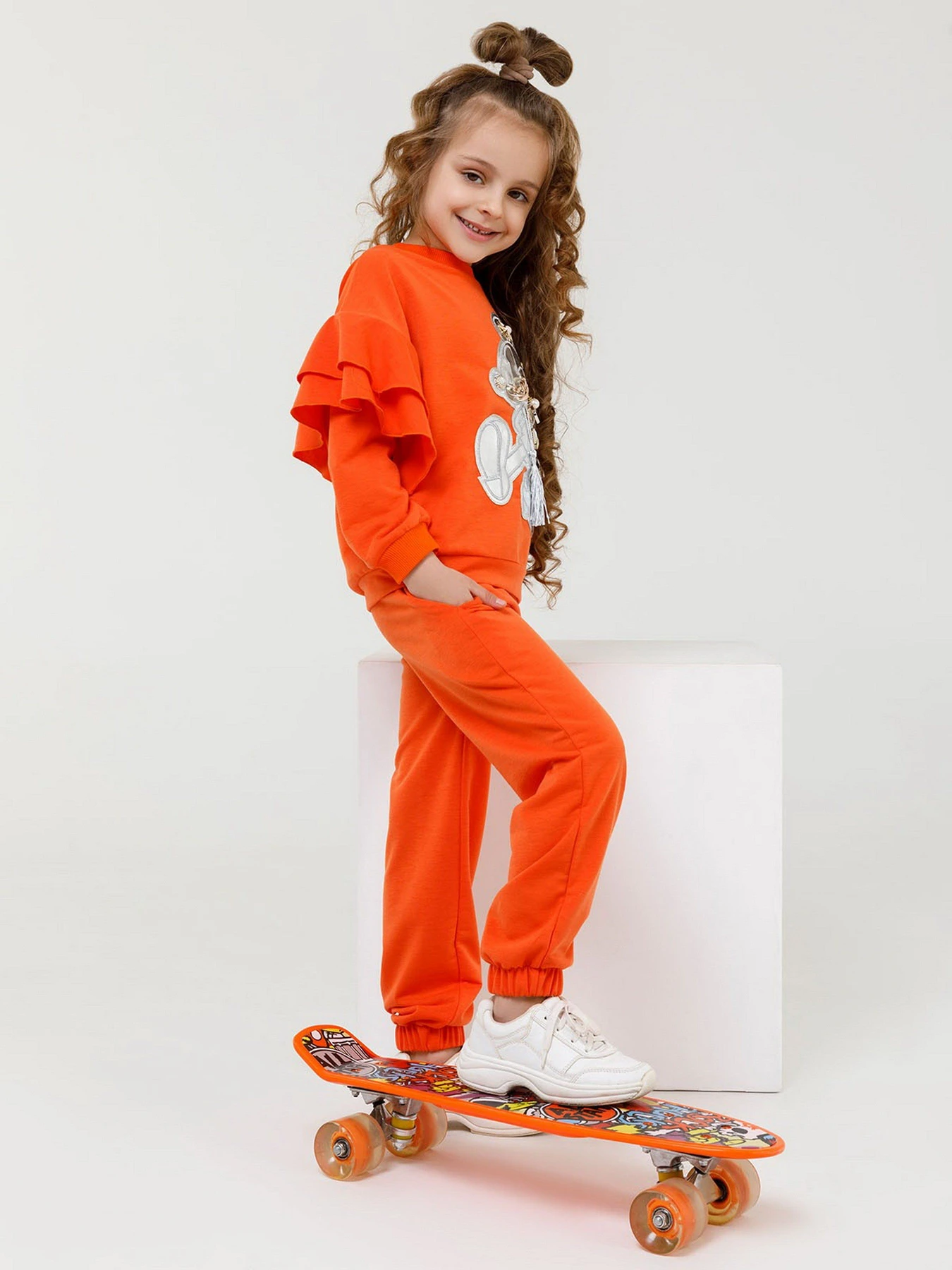 Костюми ISSA Plus модель CD-403_orange Фото