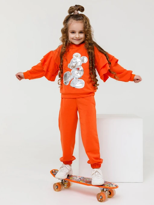 Костюми ISSA Plus модель CD-403_orange Фото