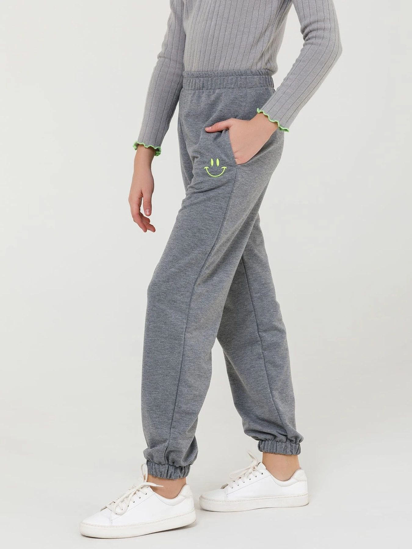 Штани ISSA Plus модель CD-418_grey Фото