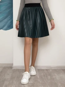 Спідниці ISSA Plus модель CD-423_green Фото