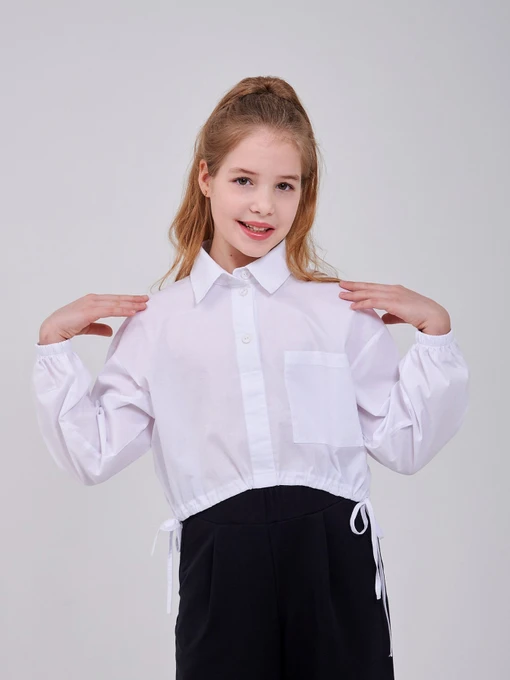 Рубашки SMIL модель smil_114032-belyj Фото