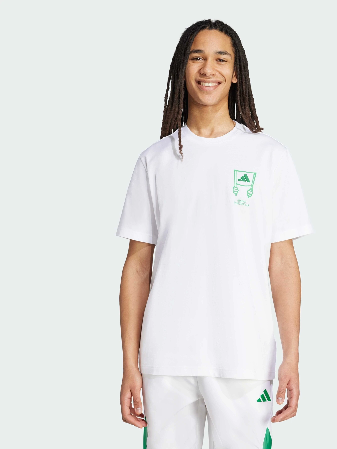 Футболки и поло Adidas модель JX7475 Футболки и поло Adidas модель JX7475 Фото