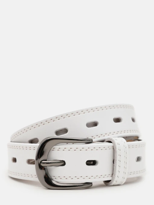 Ремені Borsa Leather модель Cv1zk-049w-white Фото