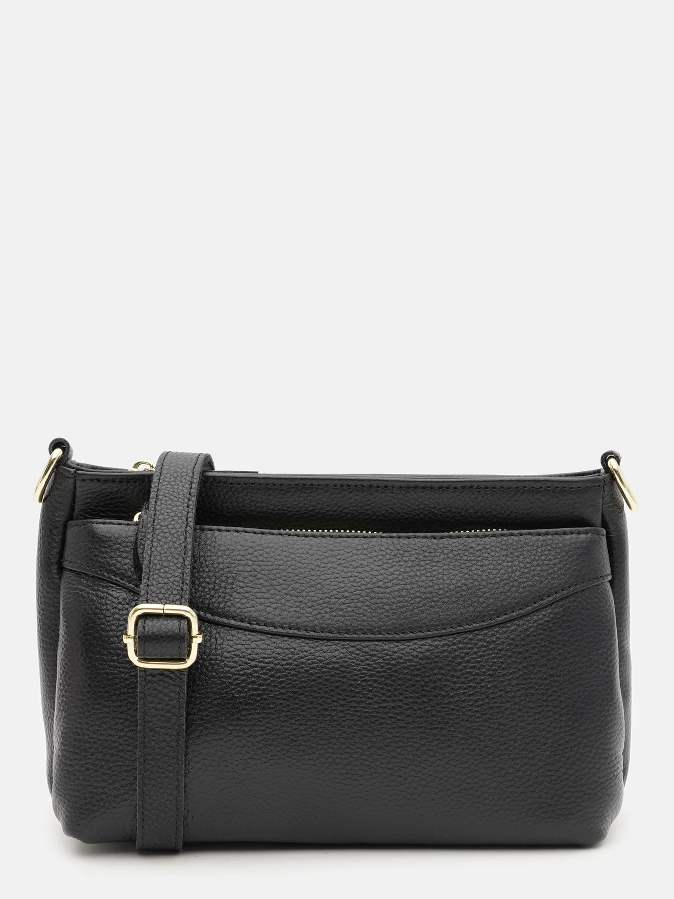Сумки Borsa Leather модель K1651bl-black Фото