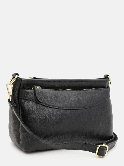Сумки Borsa Leather модель K1651bl-black Фото