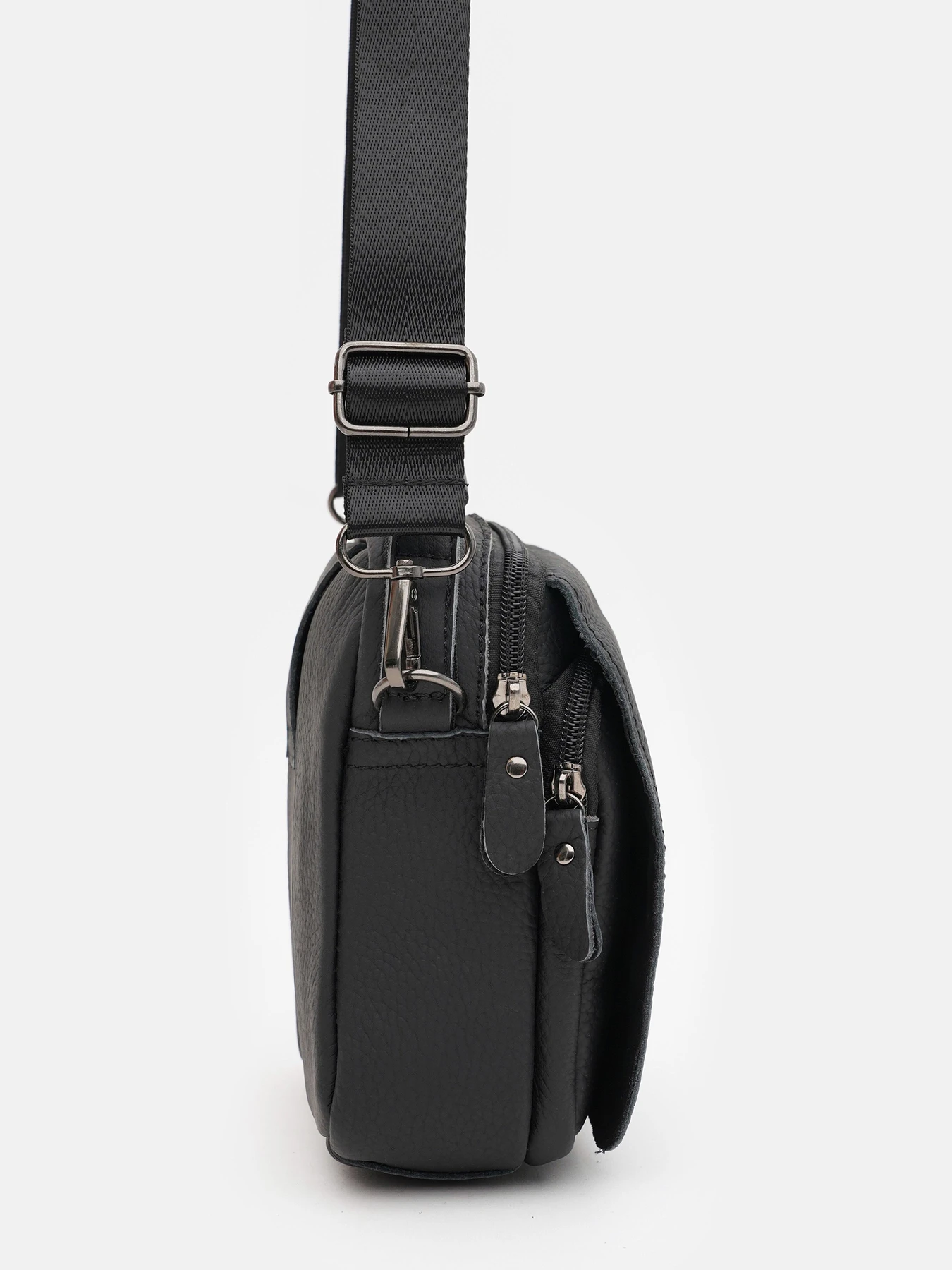 Сумки Borsa Leather модель K14081bl-black Фото