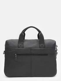 Сумки Borsa Leather модель k19006bl-black Фото