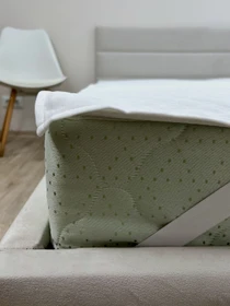 Наматрасник Aqua-stop водонепроницаемый с резинкой по углам Jacquard Ecotton модель 22281 Фото