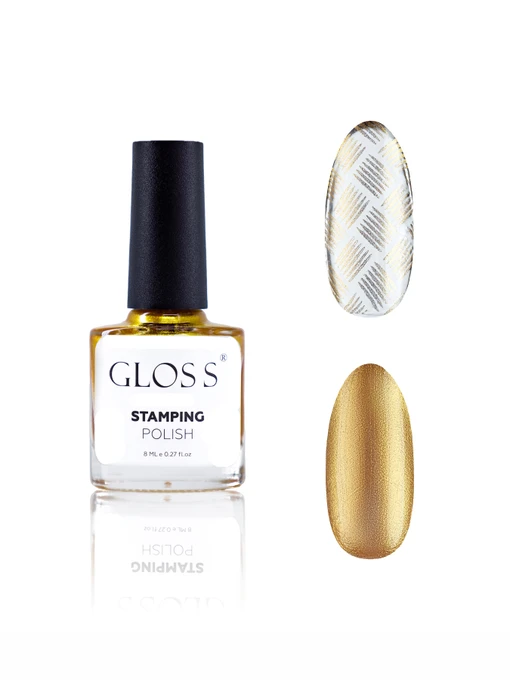 Лак для стемпінгу GLOSS Stamping polish 03, жовтий перламутровий Лак для стемпінгу GLOSS COMPANY модель 4823271409695 Фото