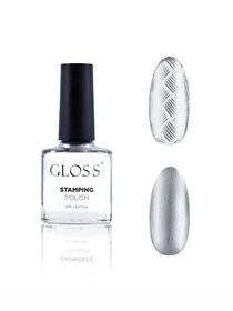 Лак для стемпінгу GLOSS Stamping polish 04, сірий перламутровий Лак для стемпінгу GLOSS COMPANY модель 4823271409701 Фото