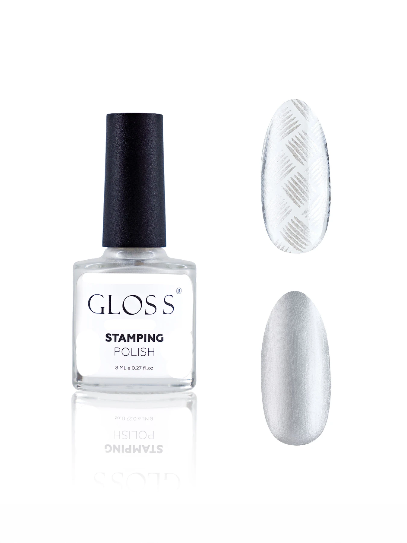 Лак для стемпинга GLOSS Stamping polish 15, белый перламутровый GLOSS COMPANY модель 4823271409817 Фото