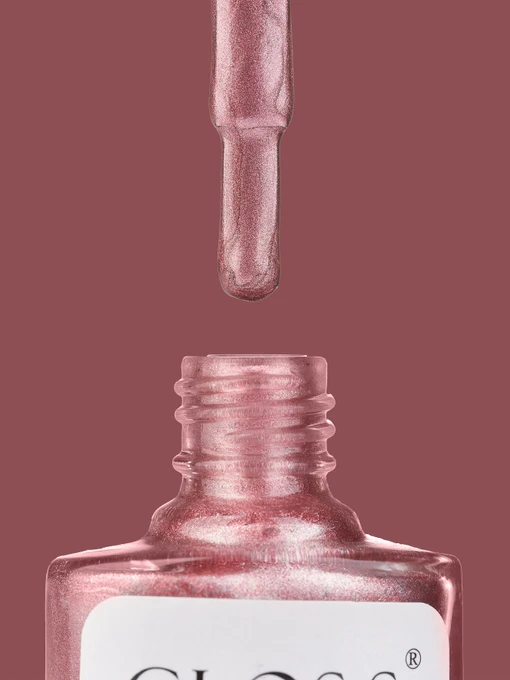 Лак для стемпінгу GLOSS Stamping polish 16, рожевий перламутровий GLOSS COMPANY Лак для стемпінгу, рожевий фото 2
