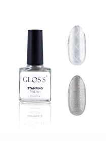 Лак для стемпінгу GLOSS Stamping polish 17, срібний перламутровий Лак для стемпінгу GLOSS COMPANY модель 4823271410417 Фото