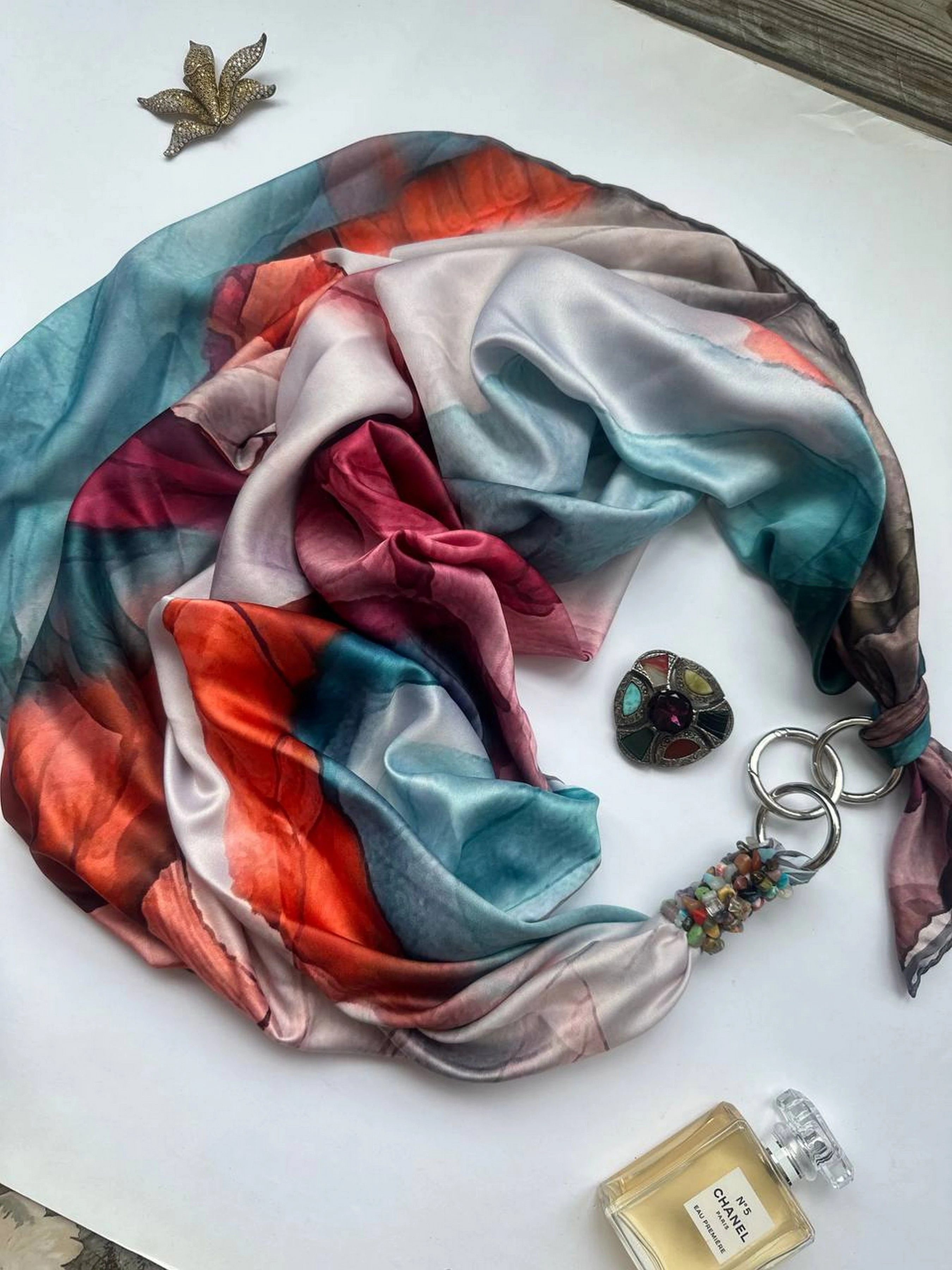 MyScarf Basic Хустка колір мультиколор фото 3