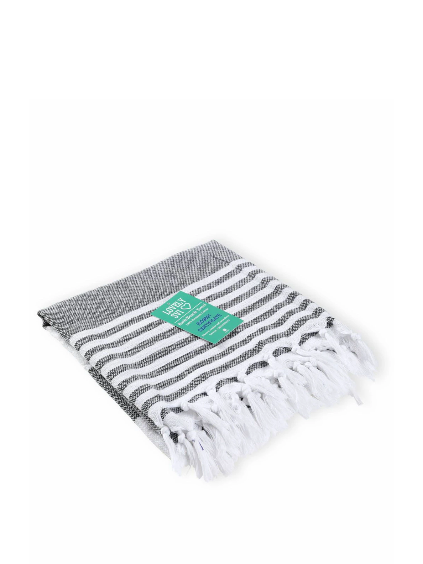 Полотенце пештемаль хлопковое для ванной, отелей, SPA, саун, бани - XХL Grey Stripes Lovely Svi модель 5032025 Полотенце пештемаль хлопковое для ванной, отелей, SPA, саун, бани - XХL Grey Stripes Lovely Svi модель 5032025 Фото