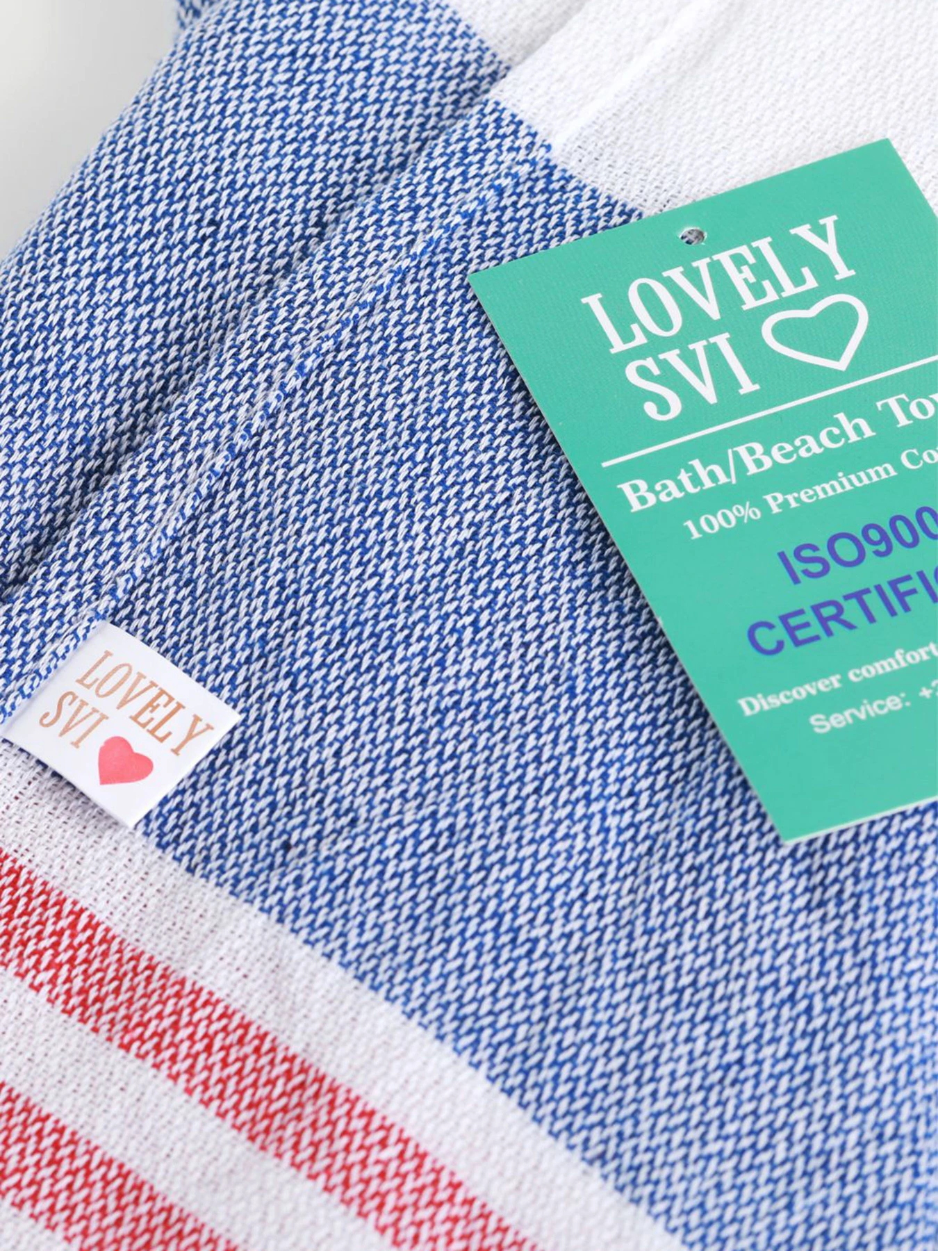 Полотенце пештемаль хлопковое для ванной, отелей, SPA, саун, бани - XХL Blue/Red Stripes Lovely Svi модель 1032025 Полотенце пештемаль хлопковое для ванной, отелей, SPA, саун, бани - XХL Blue/Red Stripes Lovely Svi модель 1032025 Фото